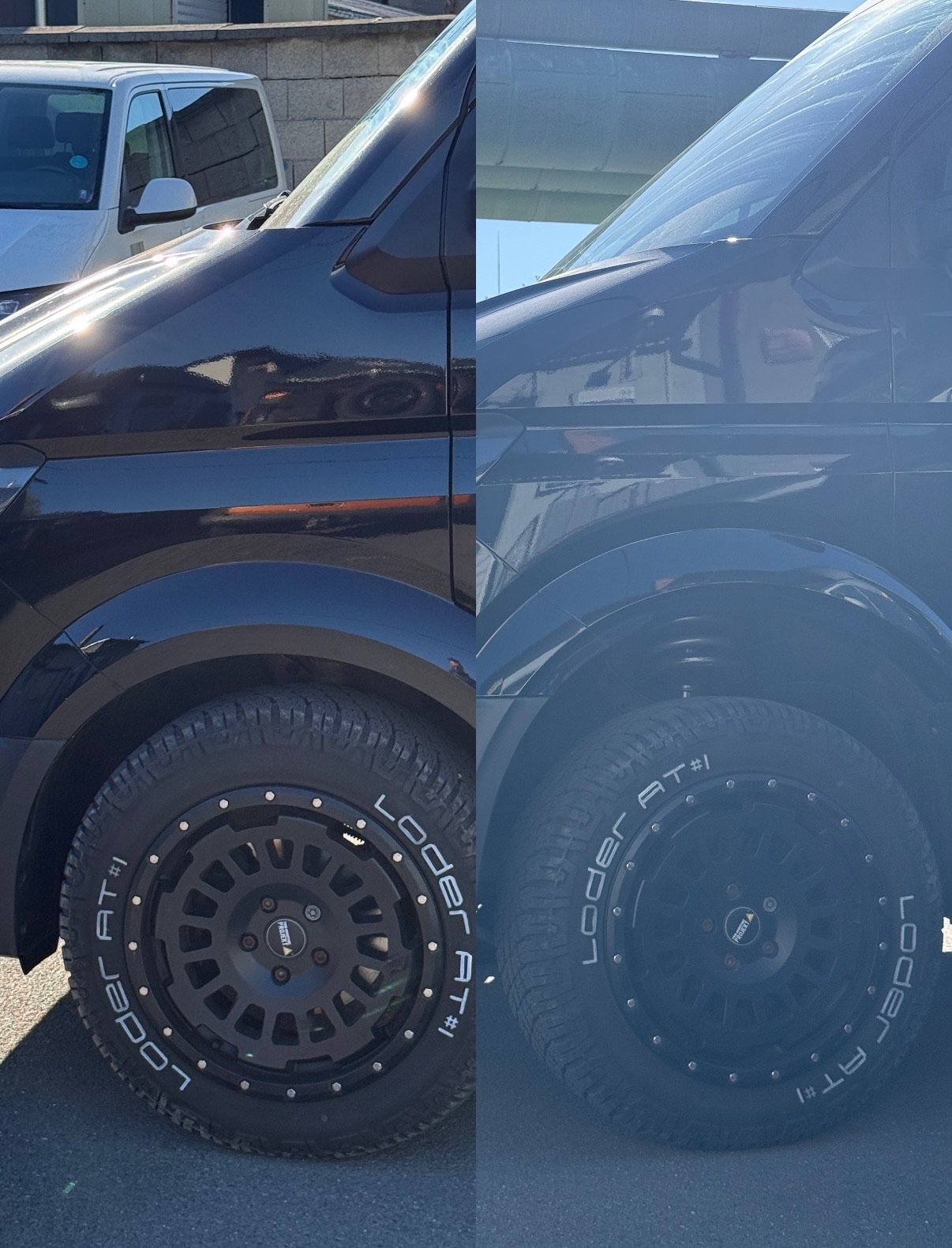 18-Zoll-Felgen mit 255er Reifen: das optische Highlight
